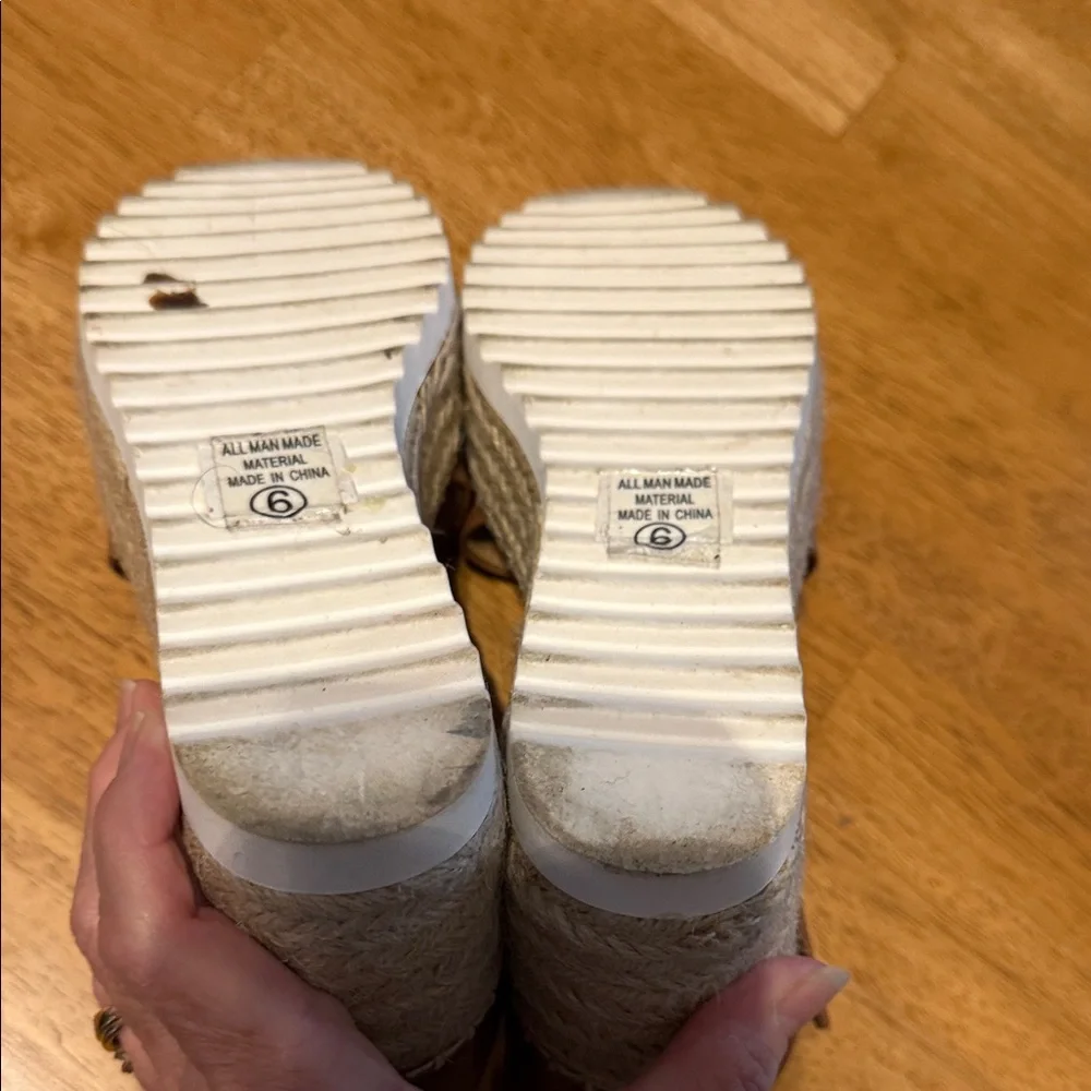 Soda Brown Espadrille Sandals